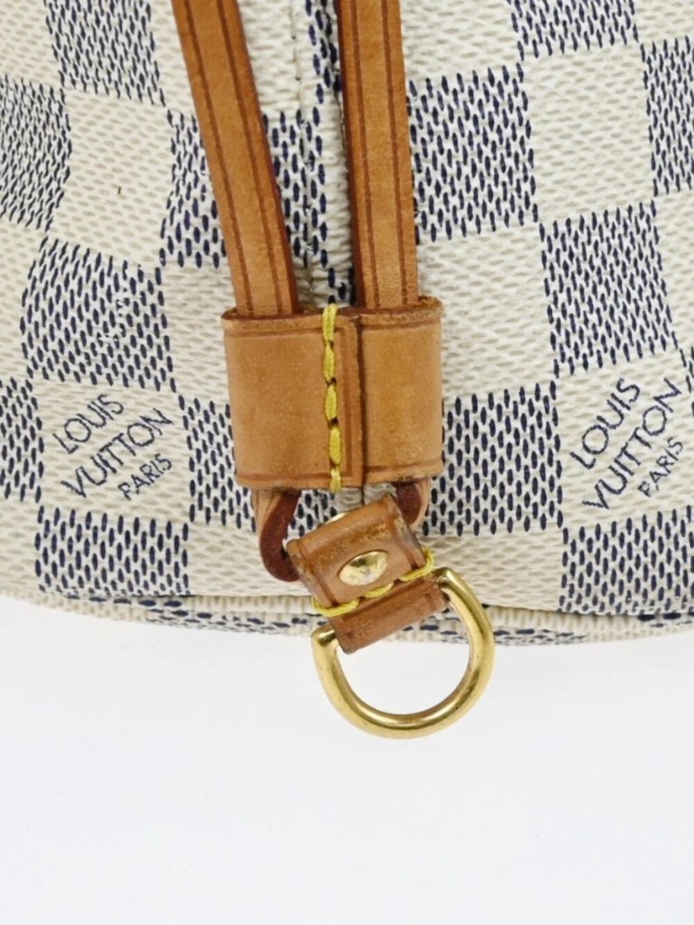 LOUIS VUITTON DAMIER AZUR NEVERFULL PM TOTE BAG N51110 YQ06554 - Picture 5 of 15